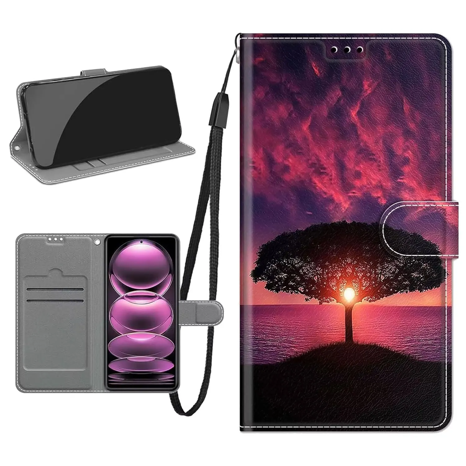 Samsung Galaxy A22 5G Wallet Case Nadoli