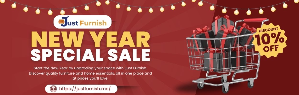 Red White and Gold New Year Special Sale Banner