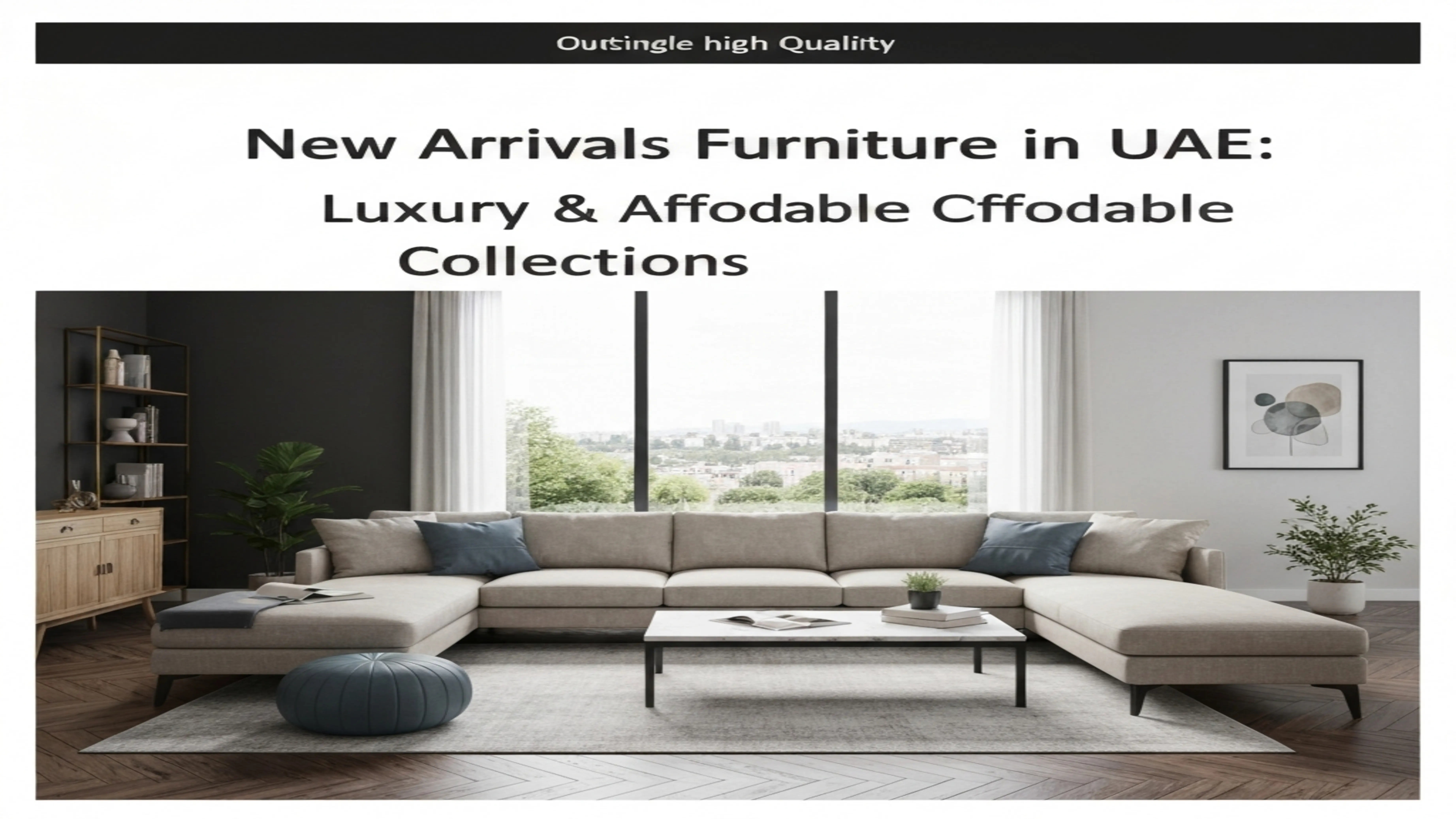 New arrivals furniture in UAE, featuring both luxury and affordable collections.