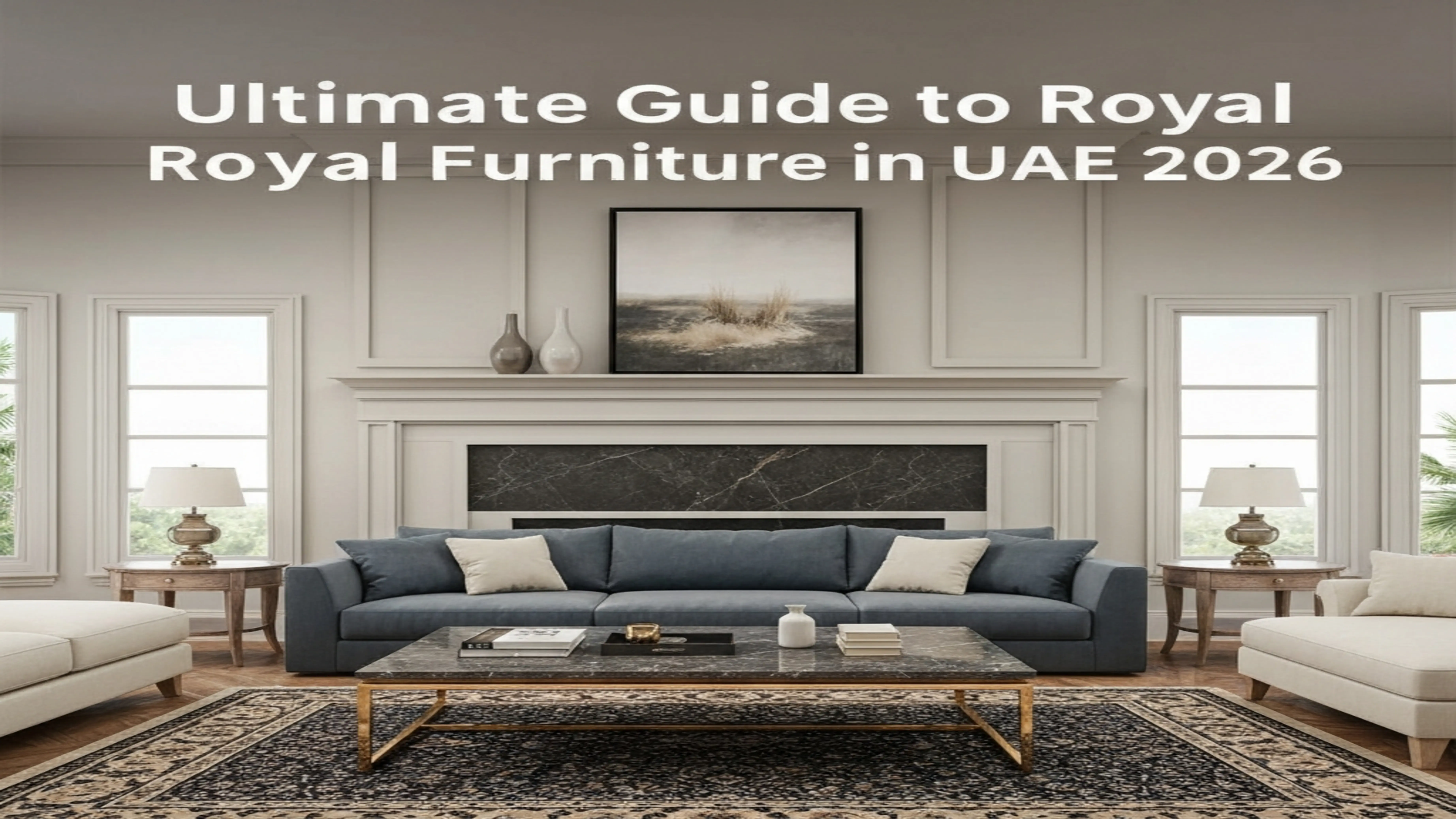Luxurious royal furniture showcased in the UAE in 2026
